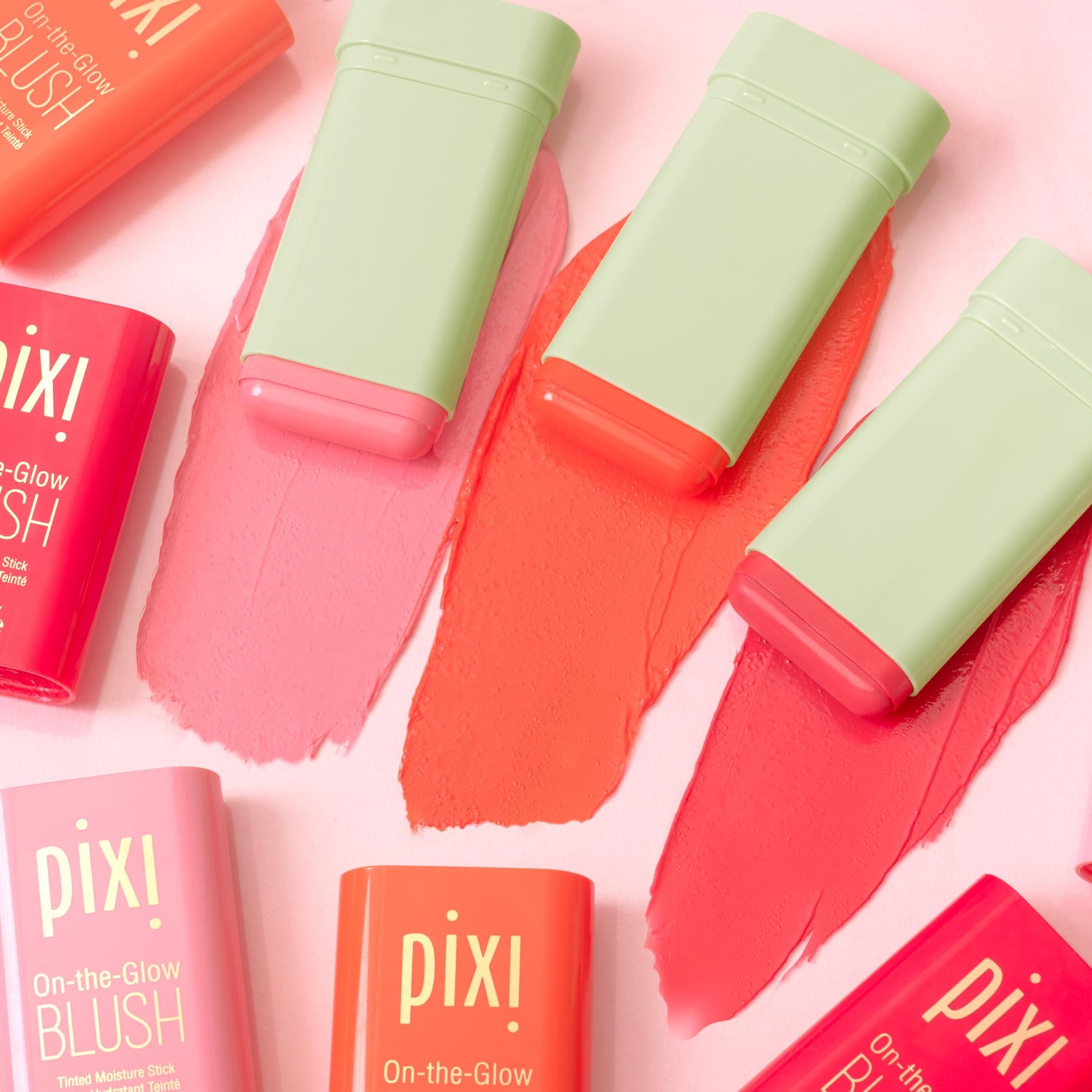 Pixi On The Glow Blush Ruby Hydrating Tinted Moisture Blush Stick 19g/0.6oz thumbnail 2