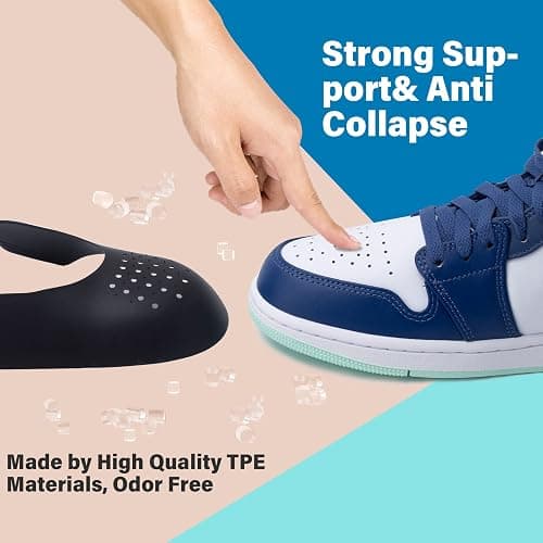 YOLOPARK 4 Pairs Creases Protector for Shoe Sneakers:AF1s,Dunks and More, Anti Creases Protector for Men's 7.5-13 Women 5-8.5 thumbnail 4