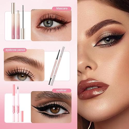 Fynqwor Makeup Kit,Makeup Set,25Pieces All in One Makeup Kit for Women and Teens,Hypoallergenic Makeup sets for Women Full Kit,make up kits for teens,Christmas makeup gift set for beginners thumbnail 5