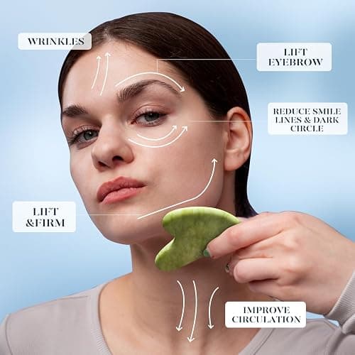 BAIMEI IcyMe Ice Roller for Face and Gua Sha Facial Tool Set, Ice Face Roller Reduces Puffiness Relieves Migraines Skin Care Tools, Self Care for Women - Pink thumbnail 5