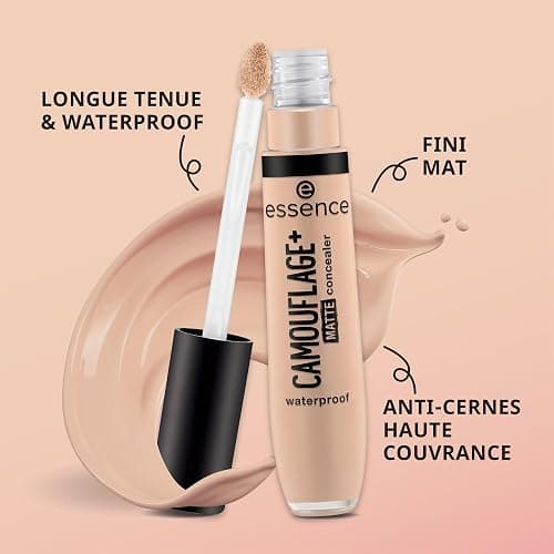essence CAMOUFLAGE+ MATT concealer correcteur mat, longue durée, matifiant, couvrant, mat (8ml) thumbnail 5