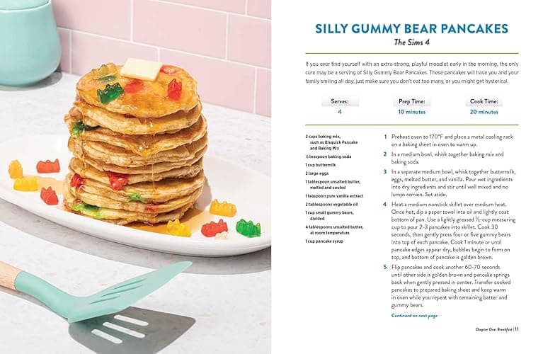 The Unofficial Sims Cookbook: From Baked Alaska to Silly Gummy Bear Pancakes, 85+ Recipes to Satisfy the Hunger Need (Unofficial Cookbook Gift Series) thumbnail 3
