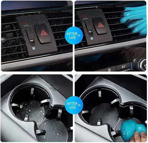 Cleaning Gel for Car Detailing Putty Car Vent Cleaner Goo Cleaning Putty Gel Auto Detailing Tools Car Interior Cleaner Dust Cleaning Mud for Cars Dust Cleaner Slime Keyboard Cleaner Gel (1Pack) thumbnail 3