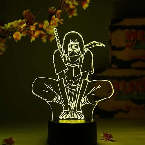 Otaku Lamps Itachi Uchiha Night Naruto – Anime Night Light, 16 Color RGB LED – Gift for Otaku thumbnail 3