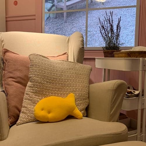 Snack Plushies Cheddar Fish Cracker Plush Toy – 10” Soft & Huggable Stuffed Animal Pillow – Cute Snack-Inspired Cuddly Gift for Kids & Adults thumbnail 2