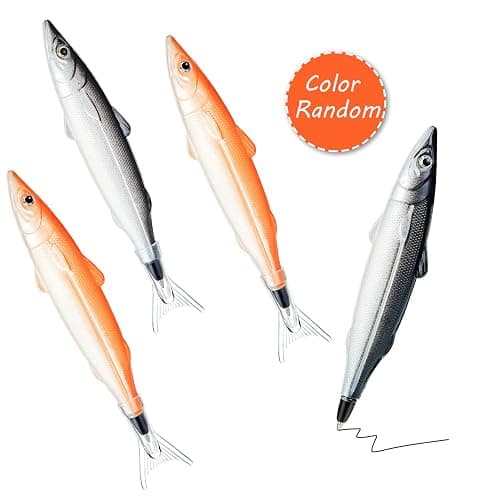 Outus Fish Shaped Pencil Case with Padded Foam Lining and Cute Fish Pens thumbnail 4