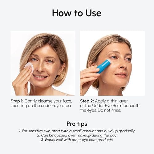 MAREE Under Eye Balm Stick Hydrating - Retinol Caffeine Under Eye Brightener Stick for Older Women - Collagen Under Eye Cream for Dark Circles & Wrinkles - Skin Care Treatment Moisturizer thumbnail 11