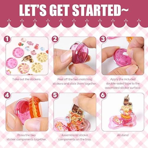 3D Fluffy Cartoon Resin Decorative Sticker Stackable Crystal Relief Stickers Homemade Paster Suitable for Party Birthday and Holiday Gifts Room Aesthetic Decoration and Daily DIY Creative Projects. thumbnail 7