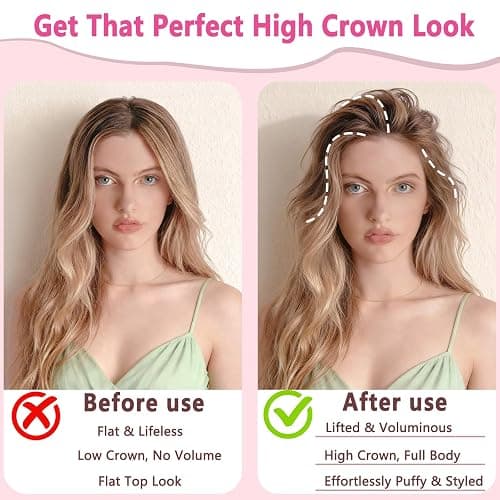 MiUWUU 2PCS Hair Volume Clips Root Booster Clips For Women Hair Volume Clip Styling Tools Pink thumbnail 6