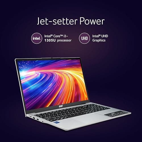 acer Aspire 3 Slim Laptop with Office 365 for The Web - Backlit Keyboard - Intel Core I3-1305U Processor - 8GB RAM - 256GB SSD - 15.6" FHD - Windows 11 no Mouse thumbnail 7