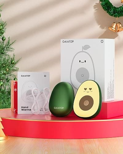 Gaiatop Hand Warmers Rechargeable 2 Pack, Magnetic 3 Settings Fast Heating Avocados Shape, Electric Portable Pocket Heater, Reusable Hot Hands Gifts for Women Men Outdoor Camping Hunting Golf thumbnail 7