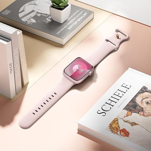 DaQin Sport Band Compatible with Apple Watch Bands 40mm 41mm 42mm 44mm 45mm 46mm 49mm 38mm Women Men, Soft Silicone Waterproof Wristband Strap for iWatch Band Series 11 10 9 8 7 6 5 4 3 2 1 SE Ultra thumbnail 4
