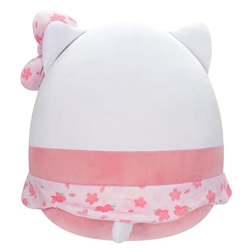 Squishmallows Original Sanrio 14-Inch Hello Kitty Floral Dress and Bow Plush - Medium-Sized Ultrasoft Official Jazwares Plush thumbnail 5