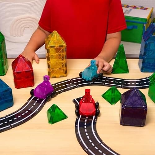 MAGNA-TILES Dashers 6-Piece Magnetic Construction Set, The Original Magnetic Building Brand, Small thumbnail 2