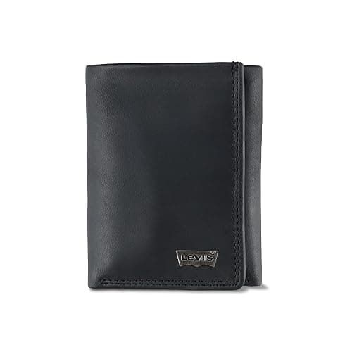 Levi's Men's Trifold Wallet-Sleek and Slim Includes Id Window and Credit Card Holder - Image 1