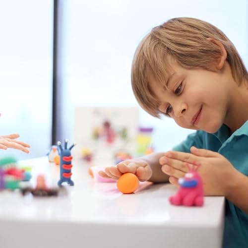 Fat Brain Toys Hey Clay Aliens, Air Dry Clay Kit with Interactive App for Kids & Tweens, Modeling Clay and Crafts Set thumbnail 5