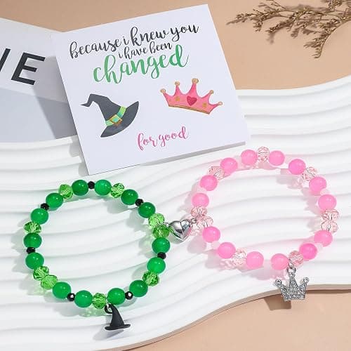 Smilelife Magical Friendship Bracelets - Enchanting Gifts for Moms, Friends, and Teachers - Crown & Witch Hat Bracelets thumbnail 2
