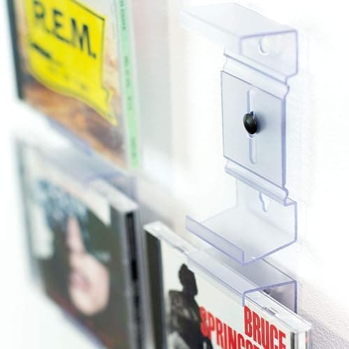 CollectorMount CD Mount 3 Pack, Shelf Stand and Wall Mount Display, Invisible and Adjustable thumbnail 6