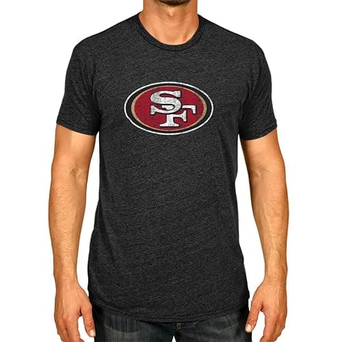Team Fan Apparel NFL Modern Throwback T-Shirt - Cotton & Polyester Short Sleeve Adult Sports Tee - Image 1