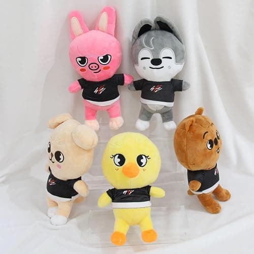 RHEETADA 8 PCS Skzoo Plushies Stray Kids Plush Toys Set 8 Inches Cute Stuffed Animals Toy Stray Kids for Fans Boys and Girls thumbnail 2