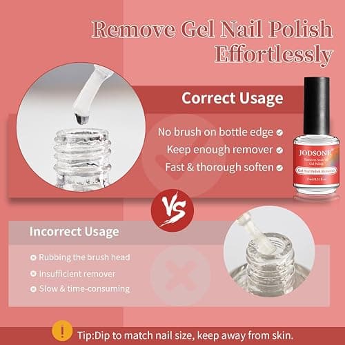 JODSONE 15ML Gel Nail Polish Remover No Need Soaking or Wrapping Gel Remover for Nails 3-5 Minutes Easy And Quick thumbnail 9
