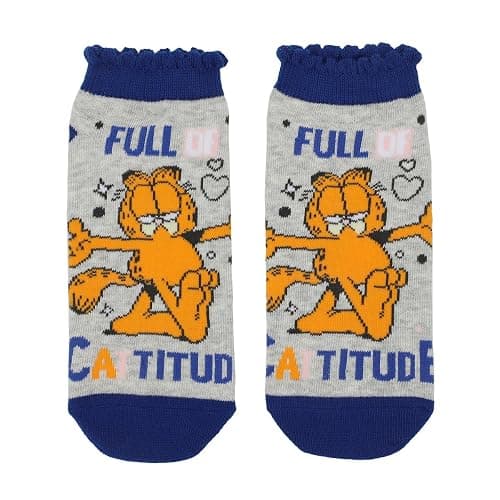 Bioworld Garfield Cattitude Women's 5-Pair Ankle Socks thumbnail 2