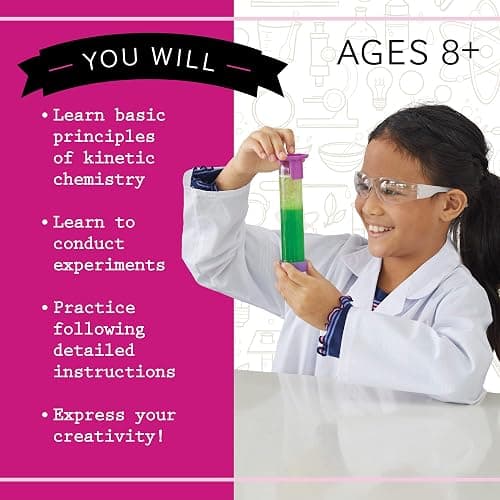 MindWare Science Academy Lava Lip Gloss Lab - 33 Piece Lip Gloss Making Kit - Make 3 DIY Lip Glosses thumbnail 4