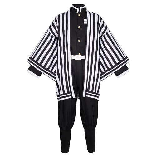 Satdflie Cosplay Costume Kimono Robe Suit with Belt Full Uniform Set Unisex Christmas Outfit Anime Fans Gift - Image 1