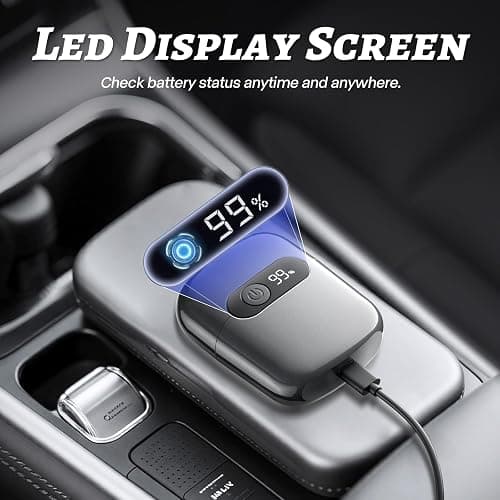 Electric Foil Shaver for Men :3D Floating Blades, LED Display, USB-C Fast Charge, IPX8 Waterproof - Perfect for Travel & Smooth Shaving at Home Gray thumbnail 6