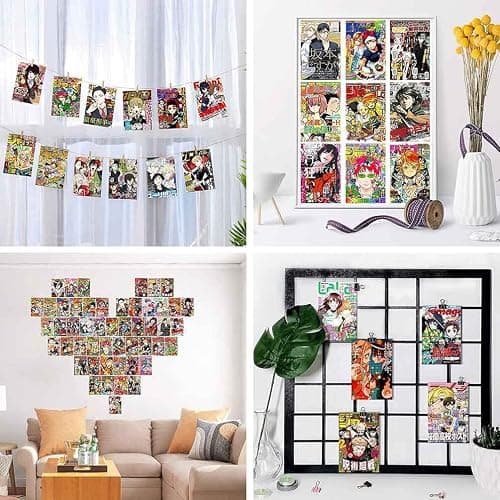 ALIBRAHIM 50Pcs Anime Magazine Wall Collage Kit, Aesthetic Picture Indie Room Decor, Fashion Room Decor for Teenagers, Room Wall Art Print, Dorm Photo Display, VSCO Posters for Bedroom thumbnail 8