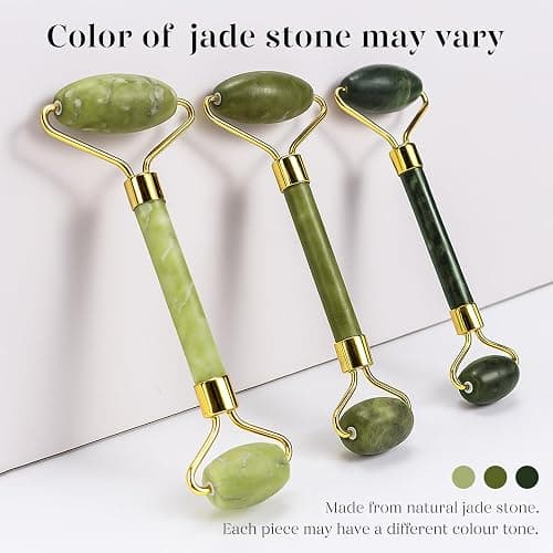 BAIMEI IcyMe Gua Sha & Jade Roller Facial Tools Face Roller and Gua Sha Set for Puffiness and Redness Reducing Skin Care Routine, Self Care Gift for Men Women - Green thumbnail 9