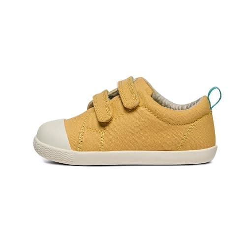 Ten Little Eco Canvas Kids & Toddler Shoes - APMA-Accepted, Lightweight, Breathable, 100% Recycled Cotton Kids Shoes - Non-Slip, Wide Toe Box, Zero-Drop, Flexible Toddler Sneakers - Image 1