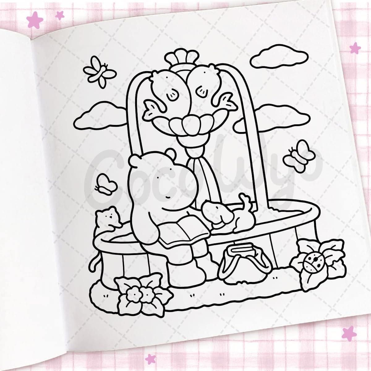 Cozy Days: A cute and comfy colouring book thumbnail 9