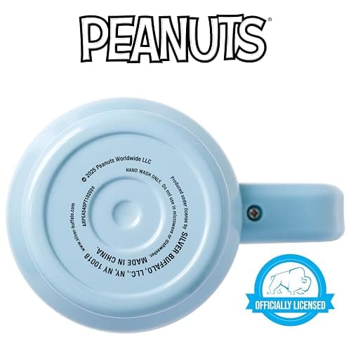 Silver Buffalo Peanuts Gang Charlie Brown, Snoopy, Woodstock, Lucy, Sally, Linus, Double Walled Stainless Steel Tumbler with Handle, Straw, and Straw Cap, Fits in Standard Cup Holder, 40 Ounces thumbnail 7