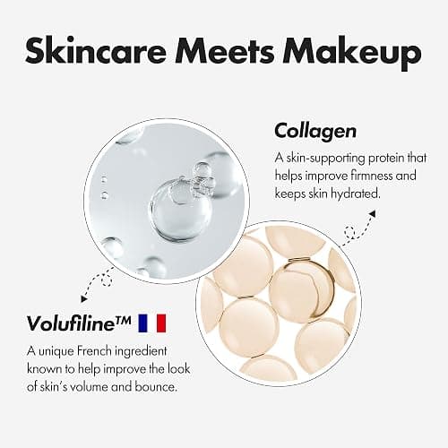 ELROEL BLANC Cover Cream Stick V - Korean Color-Changing Foundation with Detachable Brush - Full to Medium Coverage Base Makeup (201 Light, 0.45 oz) thumbnail 7