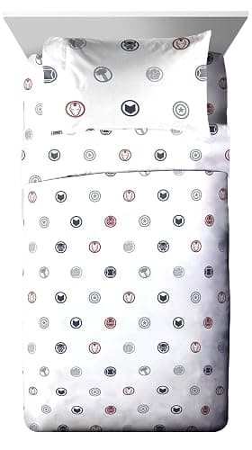 Jay Franco Marvel Avengers Twin Size Comforter Set - 5 Piece Bedding Includes Sheet Set & Pillow Covers - Super Soft Cozy Bedding with Captain America, Hulk, Iron Man and Thor thumbnail 7