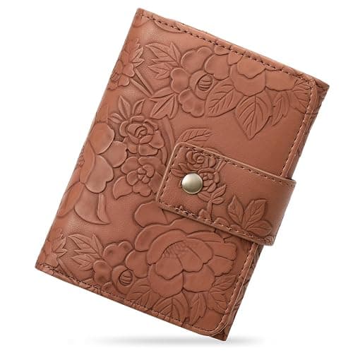 SENDEFN Wallets for Women Trifold Ladies Wallet Credit Card Holder Coin Pocket with ID Window thumbnail 8