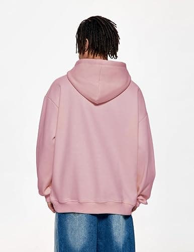 Vamtac Star Graphic Fleece Hoodie Vintage Denim Applique Embroidery Oversize Heavyweight Pullover 2025 Outfits thumbnail 4