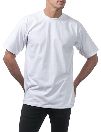 Pro Club Men's 3-Pack Heavyweight Cotton Short Sleeve Crew Neck T-Shirt thumbnail 3