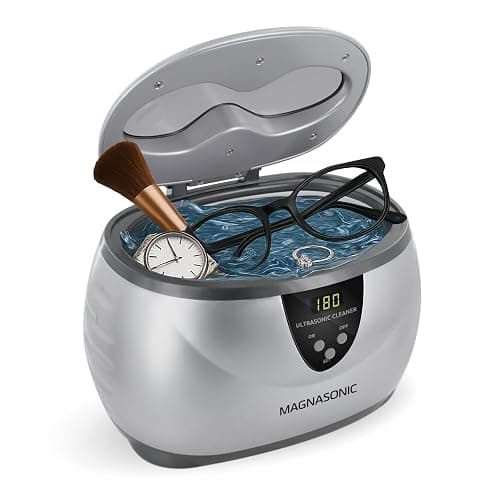Magnasonic Ultrasonic Cleaner - 20oz Stainless Steel Tank, Digital Timer, 5 Cleaning Modes, Ultrasonic Jewelry Cleaner for All Jewelry, Eyeglasses, Watches, Dentures, Retainers & More - Image 1