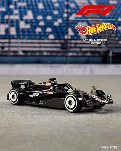 Hot Wheels Toy Cars Formula 1 5-Pack, Set of 5 1:64 Scale Die-Cast Vehicles Featuring F1 Racing Team Decos, Collectible Race Cars thumbnail 6