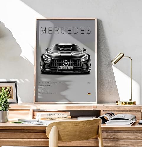 dazongweihan 9pcs Super Car Posters for Boys Room, Racing Car Wall Art for Men Guys,Sports Car Wall Decor, Race Cars Pictures Wall Decor for Bedroom Dorm Man Cave(Unframed,8x12inch) (X1) thumbnail 7