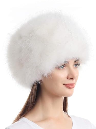 sy soul young Women's Winter Faux Fur Cossak Russian Style Hat Warm Cap - Image 1