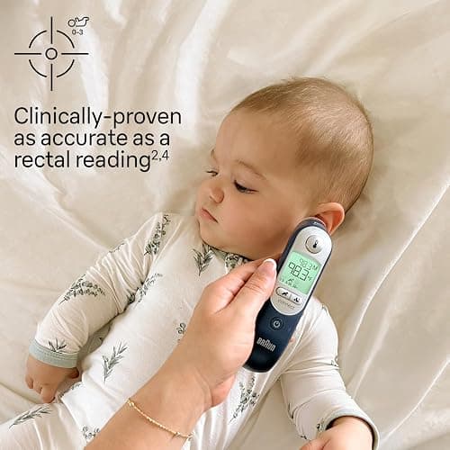 Braun ThermoScan 7+ Connect Digital Ear Thermometer - Family Care App Compatible, Age Precision Technology, Color-Coded Display, No. 1 Brand Recommended by Pediatricians thumbnail 2