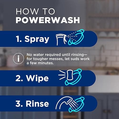 Dawn Platinum Powerwash Dish Spray, Dish Soap Liquid, Fresh Scent Bundle, 1 Spray (16oz) + 3 Refills (16oz each)(Pack of 4) thumbnail 7