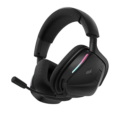 Corsair Void v2 Wireless Gaming Headset with Bluetooth for PC, PS5, PS4, Switch, Mobile – Dolby Atmos, 70 Hr Battery, Dual Wireless, Lightweight, Fast Charging – Carbon - Image 1