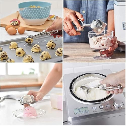 Ice Cream Scoop, 3Pcs Stainless Steel thumbnail 5