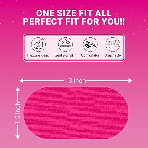Mouth Tape for Sleeping Women 30 Count Pink Strip Tapes, Gentle thumbnail 3