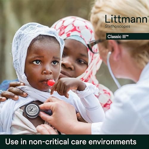 3M Littmann Classic III Monitoring Stethoscope, 5809, More Than 2X as Loud, Weighs Less, Stainless Steel Copper-Finish Chestpiece, 27" Chocolate Tube, Copper Stem and Headset thumbnail 8