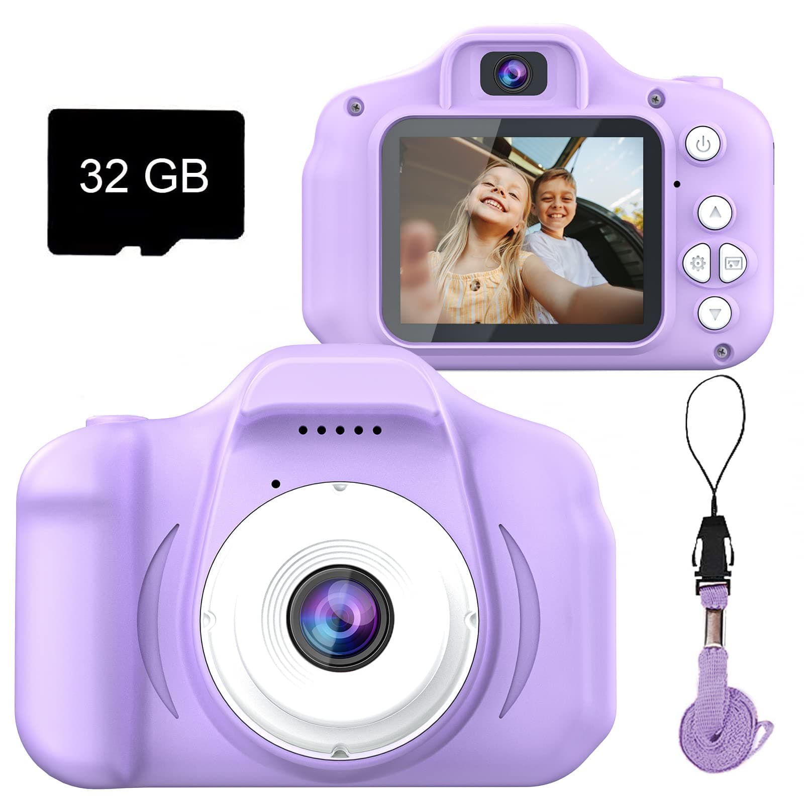 Kids Camera with 32GB SD Card
